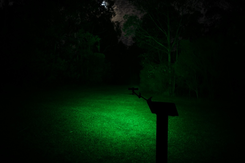 Armytek Wizard C2 WG Green Turbo beamshot