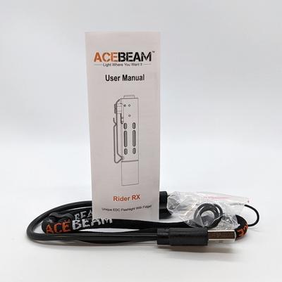 Acebeam Rider RX Rainbow PVD accessories