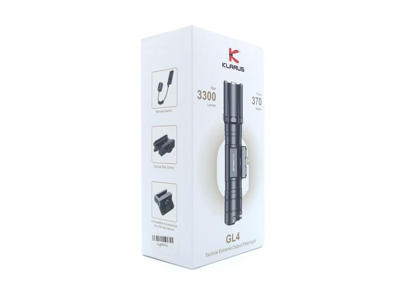 Klarus GL4 packaging left