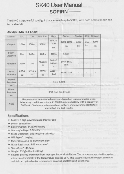 Sofirn SK40 user-manual-1