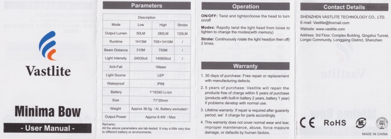 Vastlite Minima Bow user-manual-1